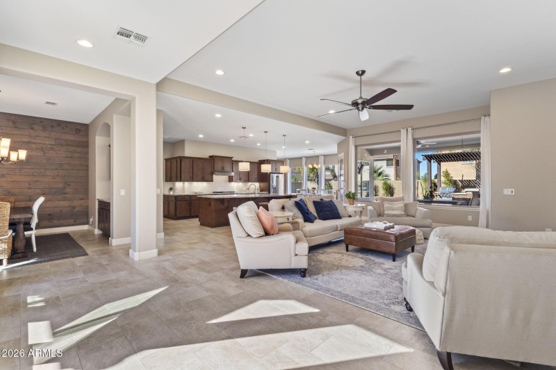 View from the family room