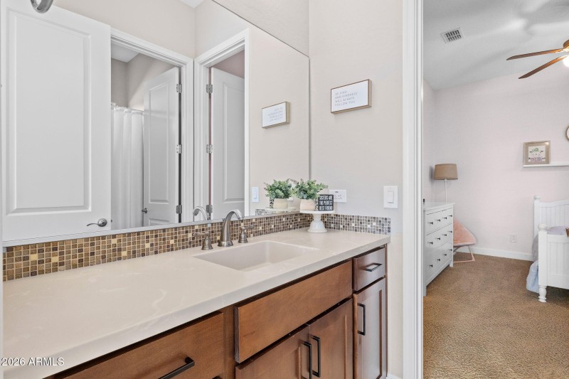 Bathroom with access from bedrooms 2 & 3