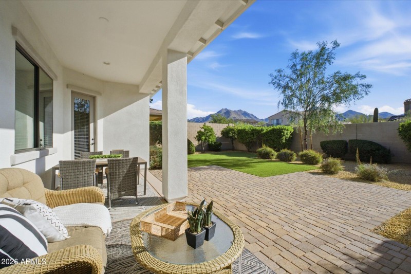 Mountain Views from the Back Patio