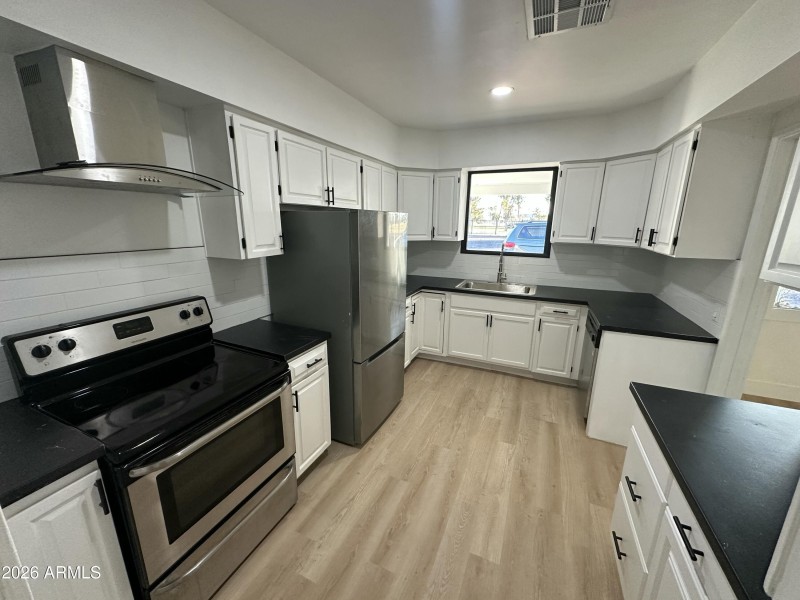 Unit A kitchen