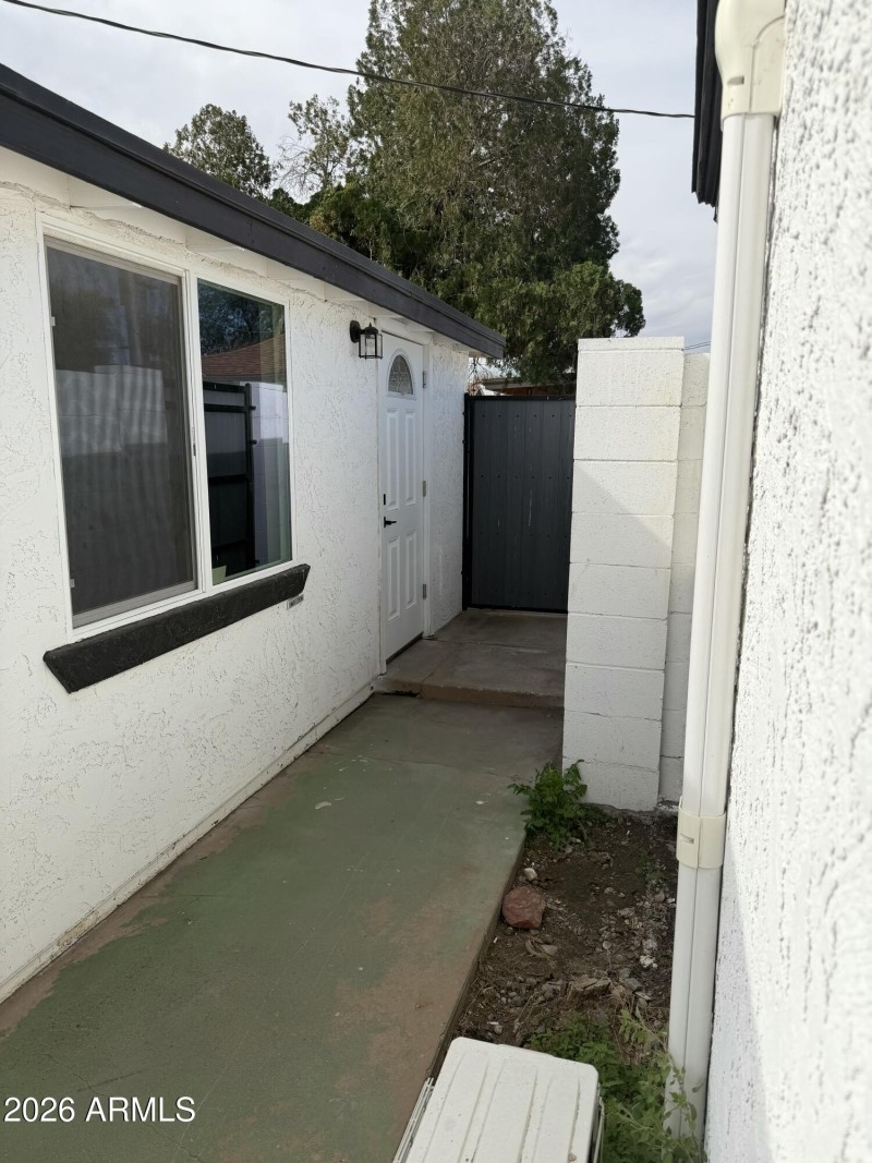 Unit C entrance