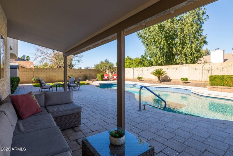 Covered Patio and Pool