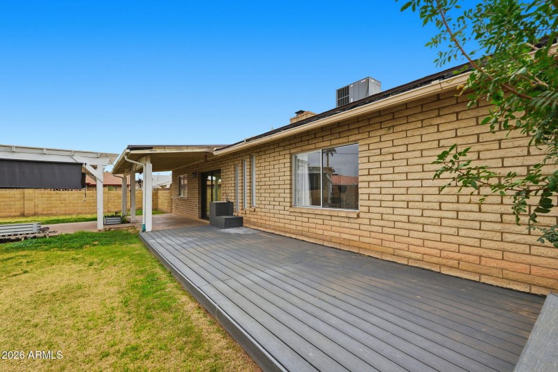 Deck Space for Extra Seating