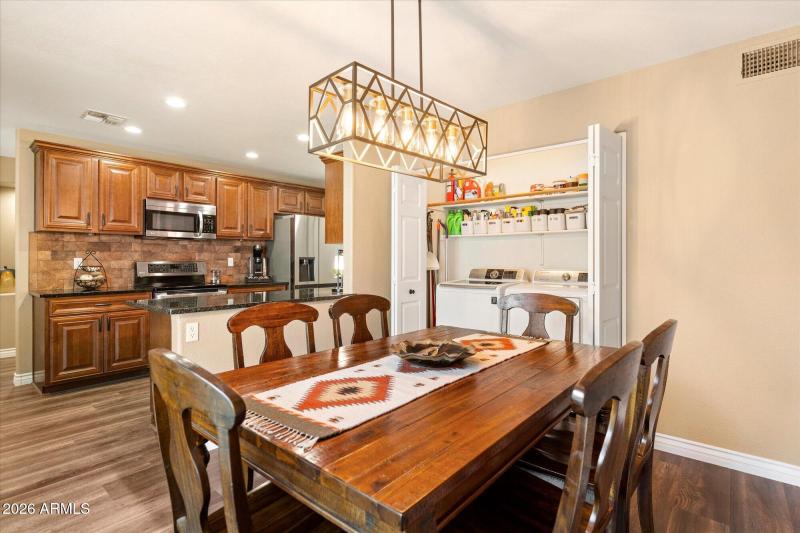 Kitchen Informal dining & laundry