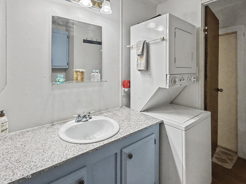 Inside Washer & Dryer