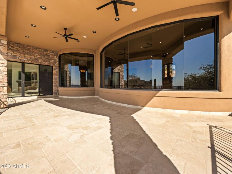 Patio and Windows Poised for Views