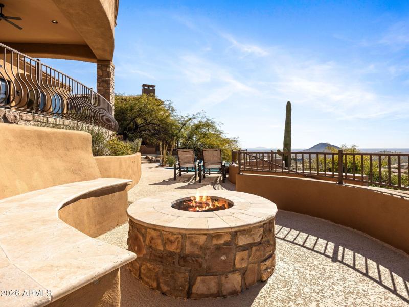 Fire Pit and Marshmello Seating
