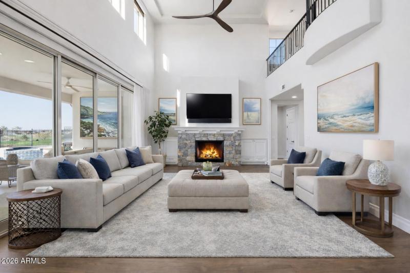 Virtually Staged Living Room 2