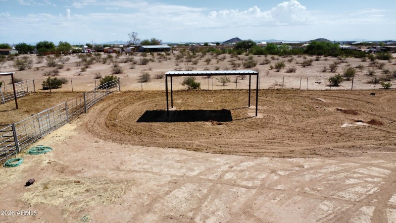 Shaded Hay Structure