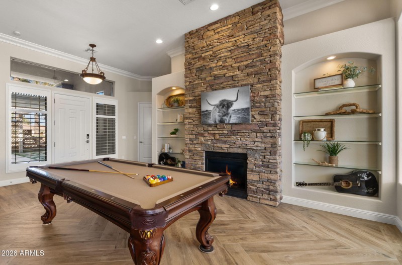 Entrance into front courtyard