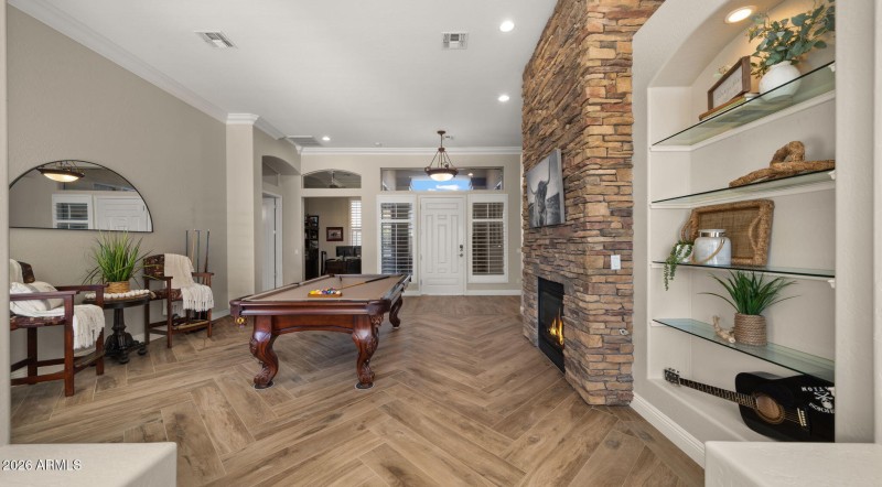 Custom laid flooring