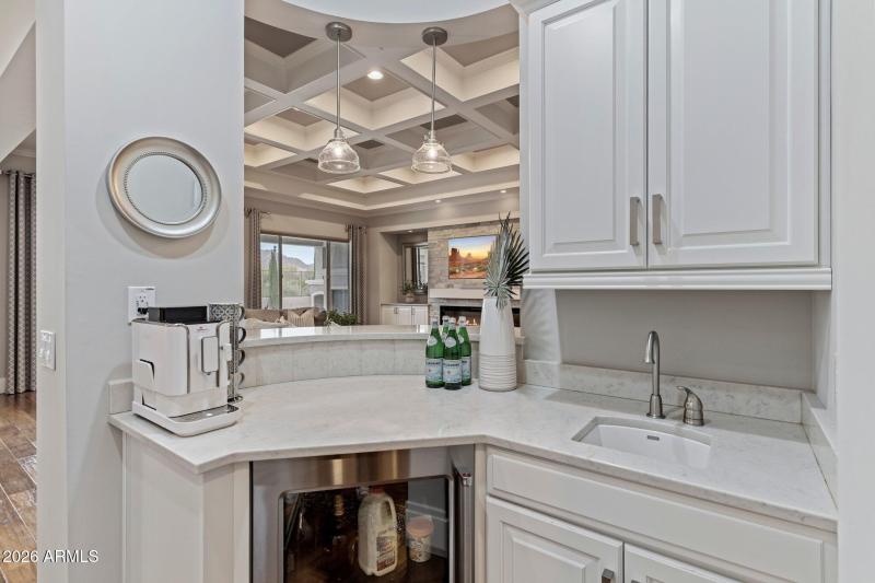 Serving Bar with Beverage