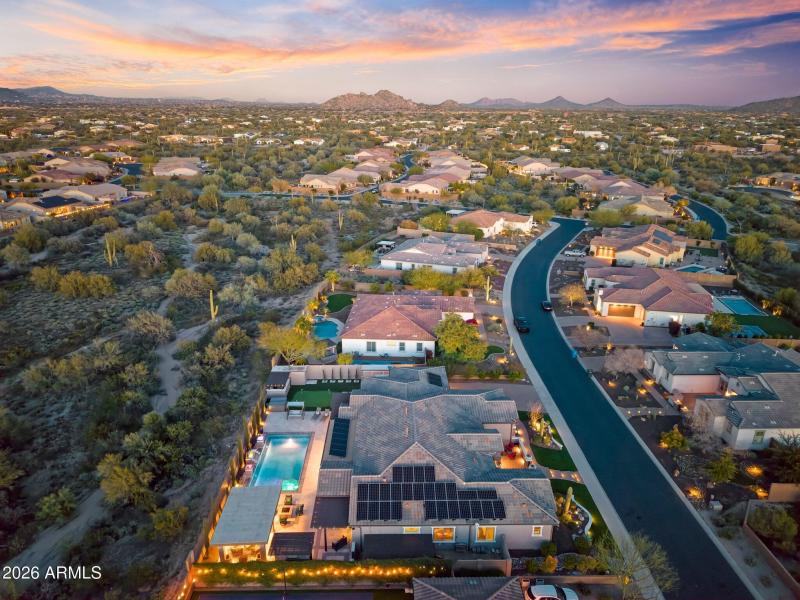 Aerial View to the East