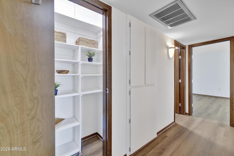 Hall Closet/Pantry in Entry