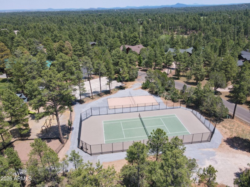 Tennis Aerial View