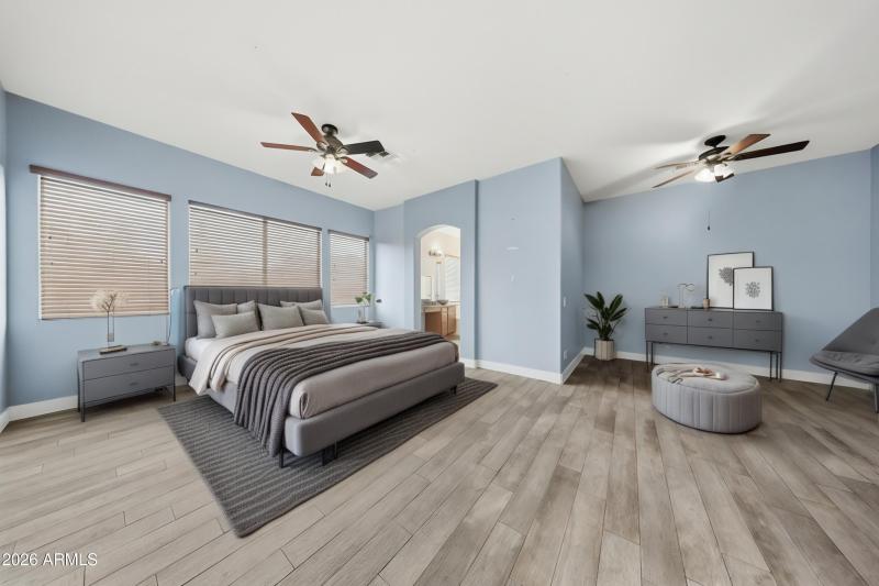 Master Bedroom - Virtually Staged