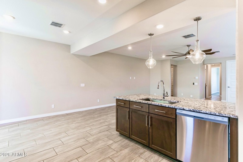 Kitchen + Dining Area