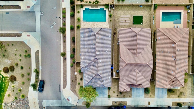 Direct overhead Drone Shot