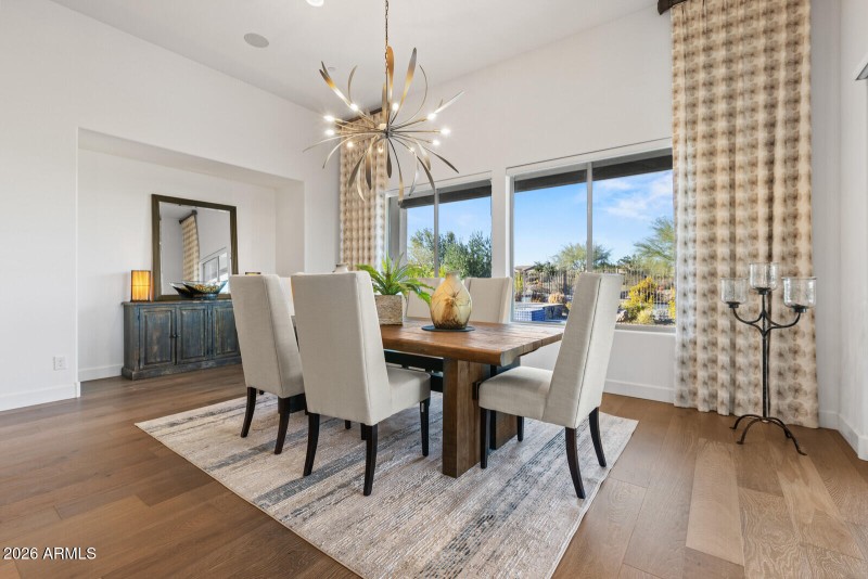 Dining in Great Room