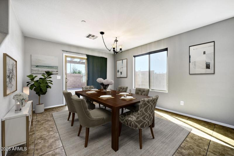 Dining Room- VIRTUALLY STAGED
