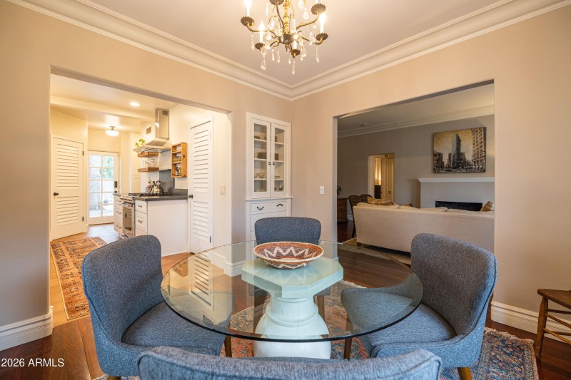 View To Kitchen and Dining Room