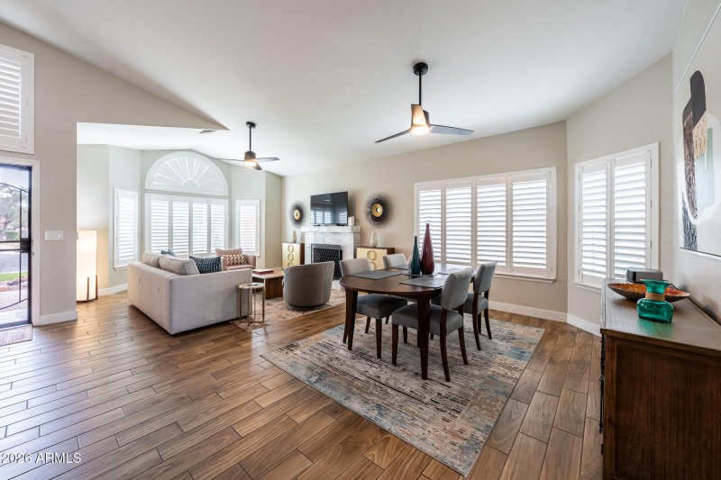 Living & formal dining