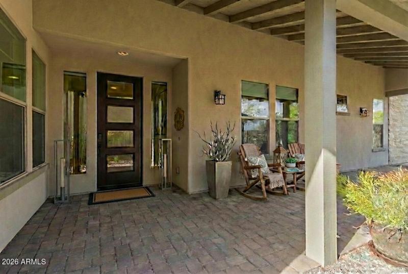 Relaxing front porch