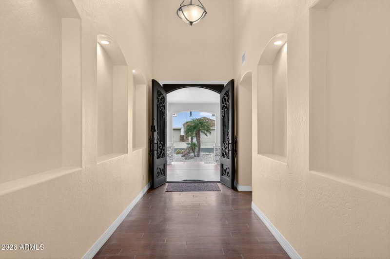 Custom Iron Front Entry