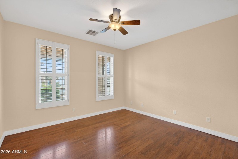 Downstairs bedroom suite