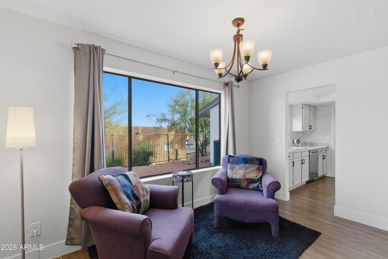 Formal dining or sunny reading flexspace