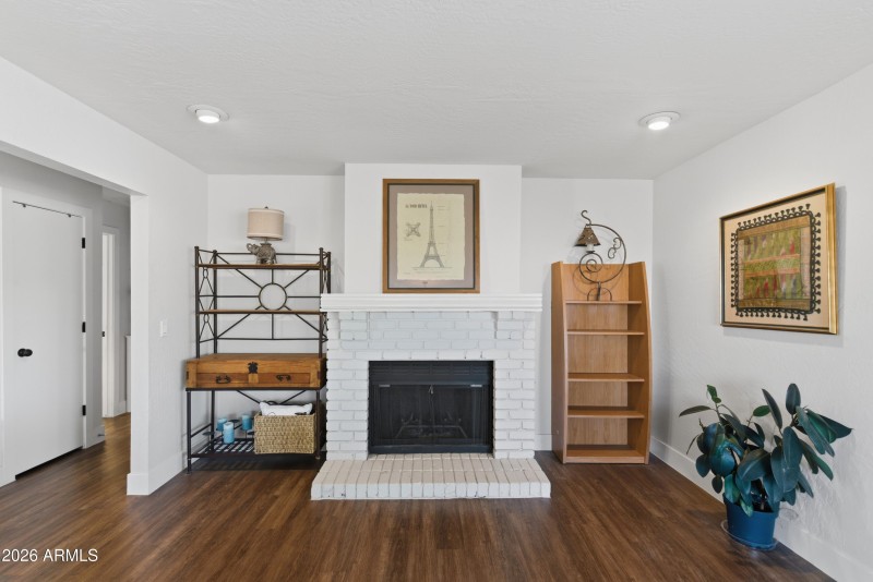 Wood Burning Fireplace