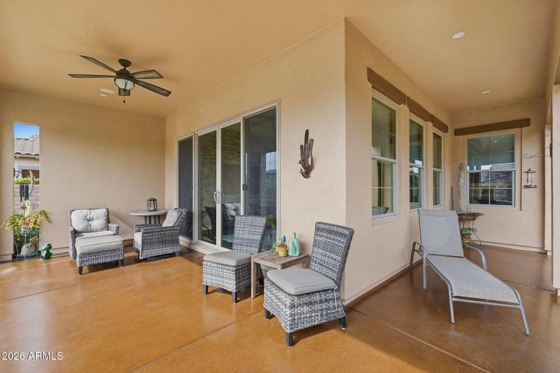 Covered patio