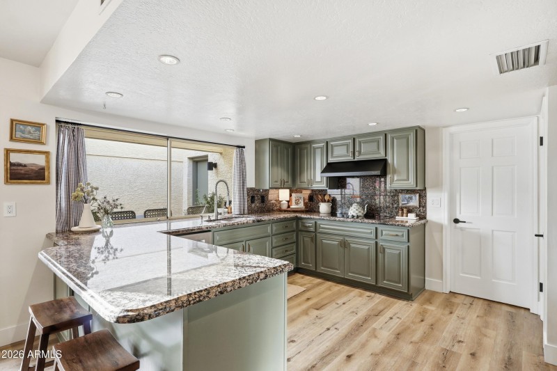 Window overlooking patio