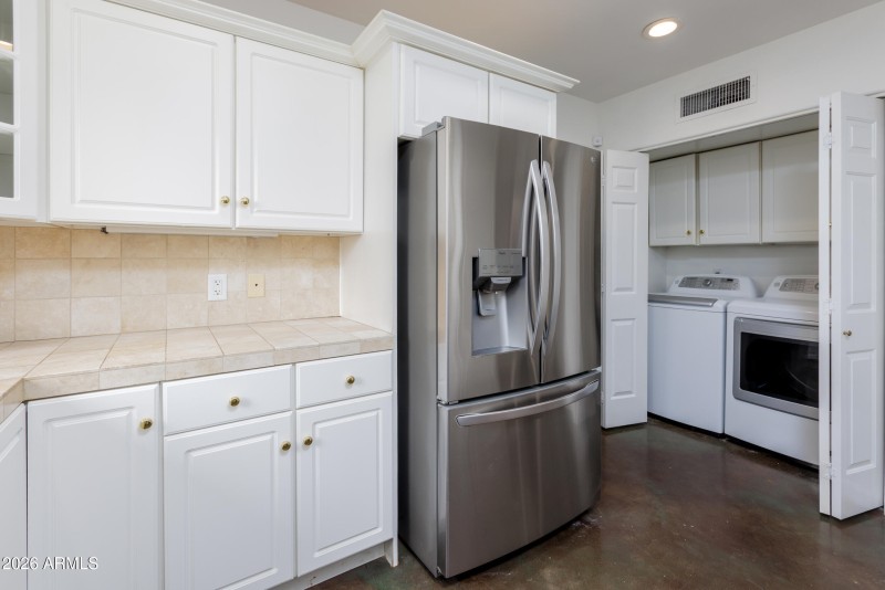 Kitchen and laundry