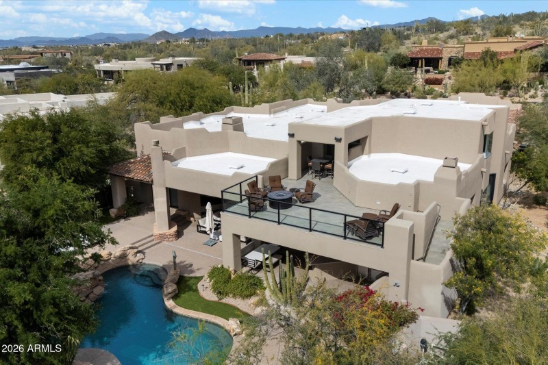 Aerial Backyard View