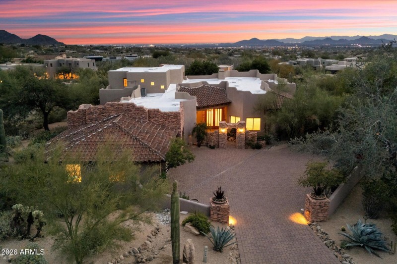 Twilight Aerial View