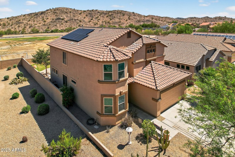 Drone view of front & park 1