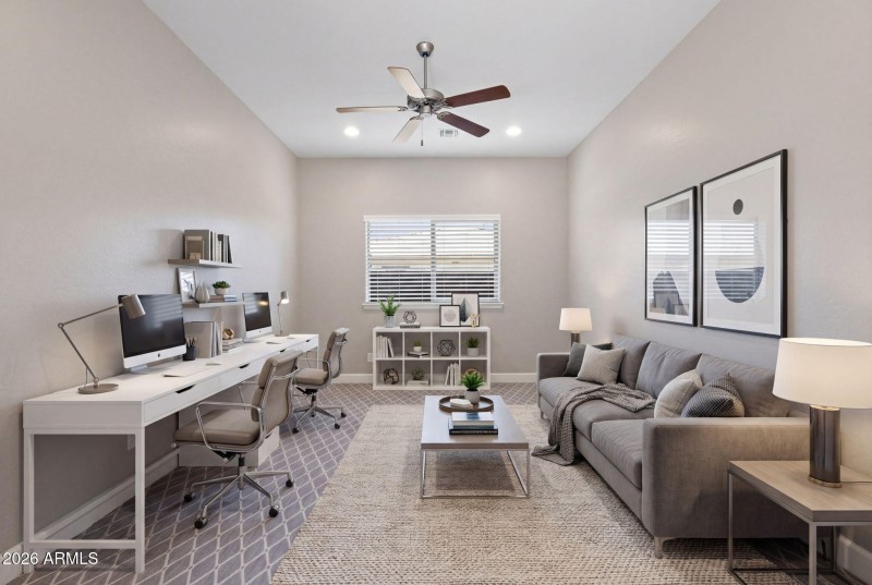 Virtual staging of Bedroom 5