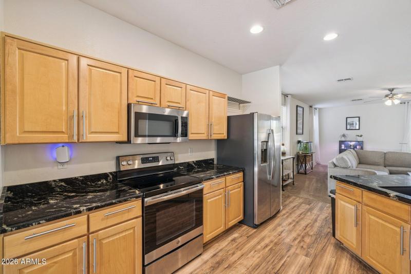 Kitchen View – Island + sink