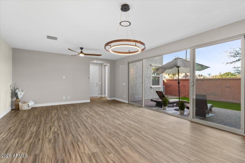 dining and family rooms