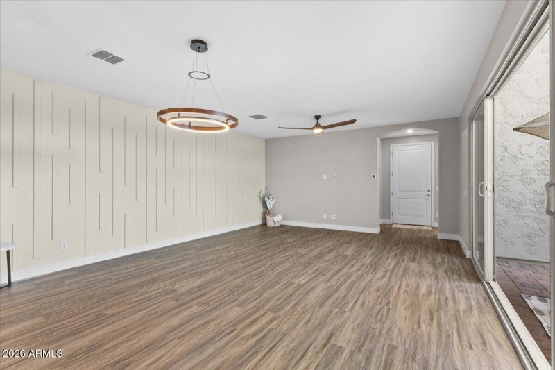 dining and family rooms