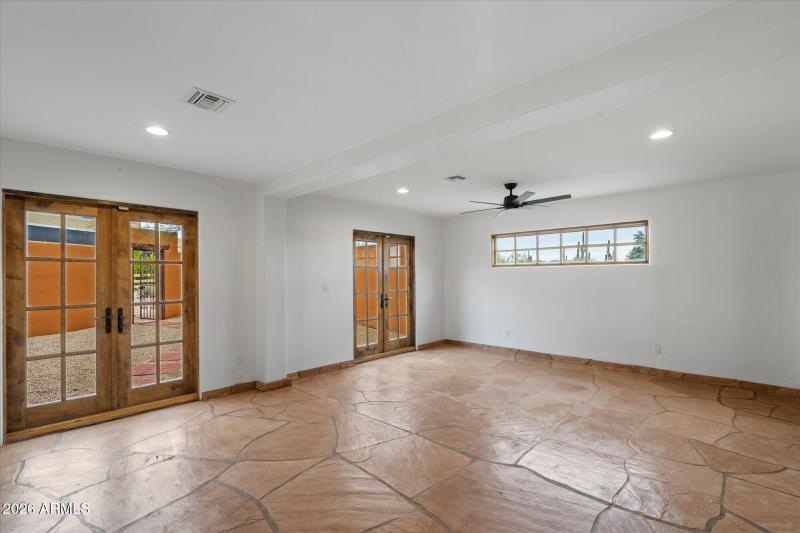 Bright Living Space With Patio Access