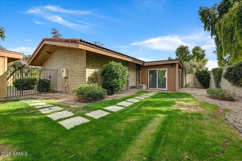 Lush Green Exterior Back