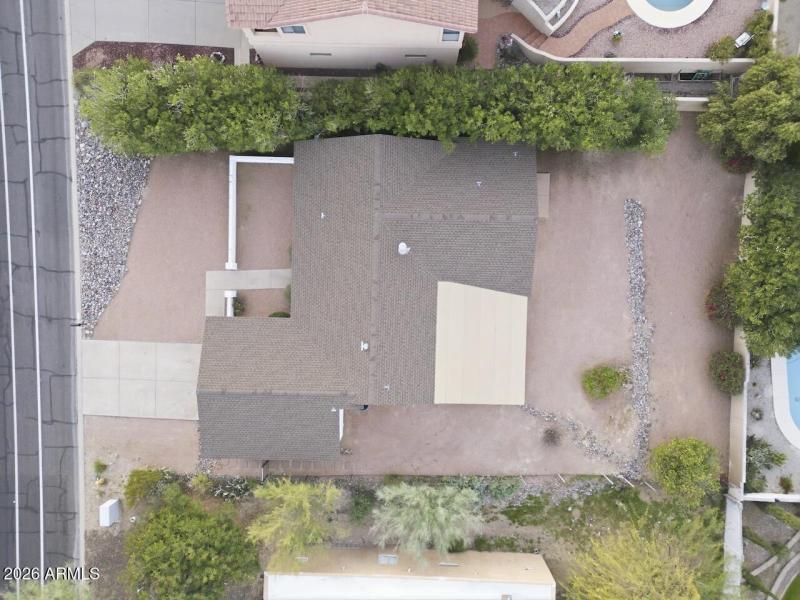 El Pueblo aerial from above today