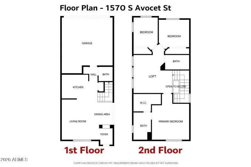 floor plan avocet