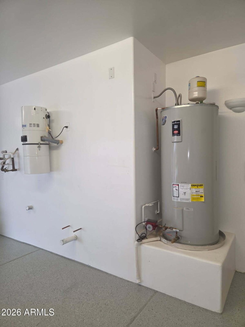 79 gallon water heater and central vac