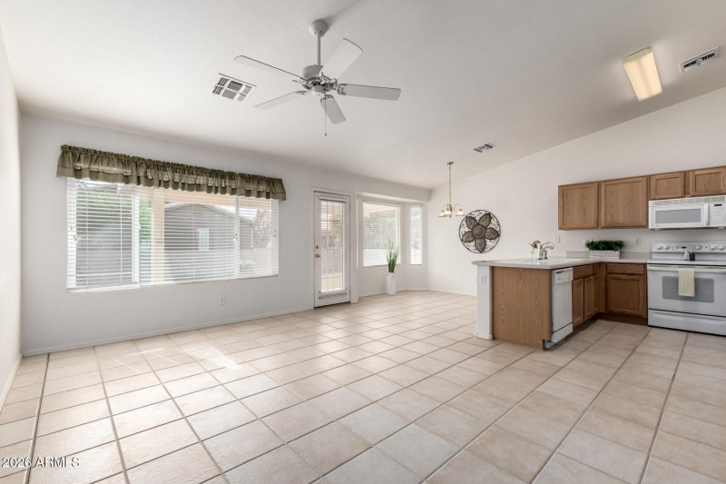 Natural Light from Backyard!