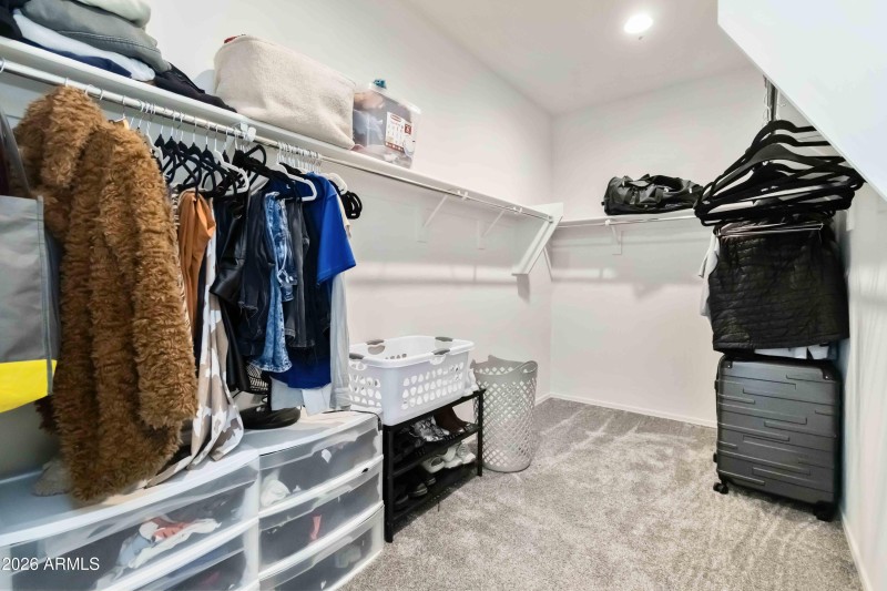 Spacious closet