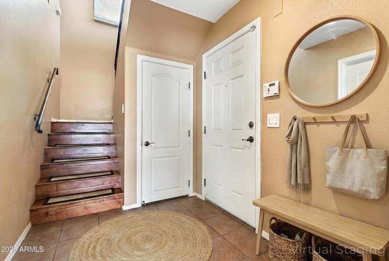 Virtually Staged Front Entry