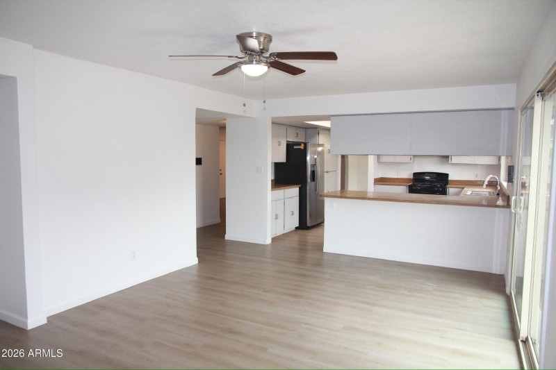 Family Room w/ view to Kitchen